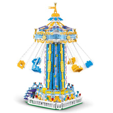 Load image into Gallery viewer, 1892PCS MOC City Amusement Park Funfair Rotary Windmill Model Toy Building Block Brick Gift Kids DIY Set New Compatible Lego
