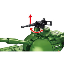Load image into Gallery viewer, 501PCS MOC Military Type 59 Tracked Armored Tank Figure Model Toy Building Block Brick Gift Kids DIY Set New Compatible Lego
