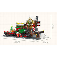 Load image into Gallery viewer, 1362PCS MOC Christmas Train Station Light Model Toy Building Block Brick Gift Kids DIY Set New Compatible Lego
