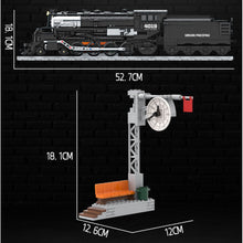 Load image into Gallery viewer, 1186PCS MOC Big Boy Lokomotive Steam Train Model Toy Building Block Brick Gift Kids DIY Set New Compatible Lego
