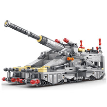 Load image into Gallery viewer, 853PCS MOC Military Schwerer Gustav Dora Cannon Tank Model Toy Building Block Brick Gift Kids DIY Set New Compatible Lego
