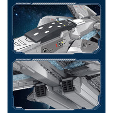 Load image into Gallery viewer, 1196PCS MOC Military Star Space Plane Aircraft Model Toy Building Block Brick Gift Kids DIY Set New Display Stand Compatible Lego

