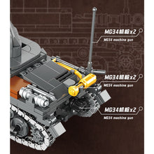 Load image into Gallery viewer, 461PCS MOC Military Panzer Pzkpfw I SdKfz 101 Tank Figure Model Toy Building Block Brick Gift Kids DIY Set New 1:35
