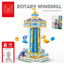 Load image into Gallery viewer, 1892PCS MOC City Amusement Park Funfair Rotary Windmill Model Toy Building Block Brick Gift Kids DIY Set New Compatible Lego
