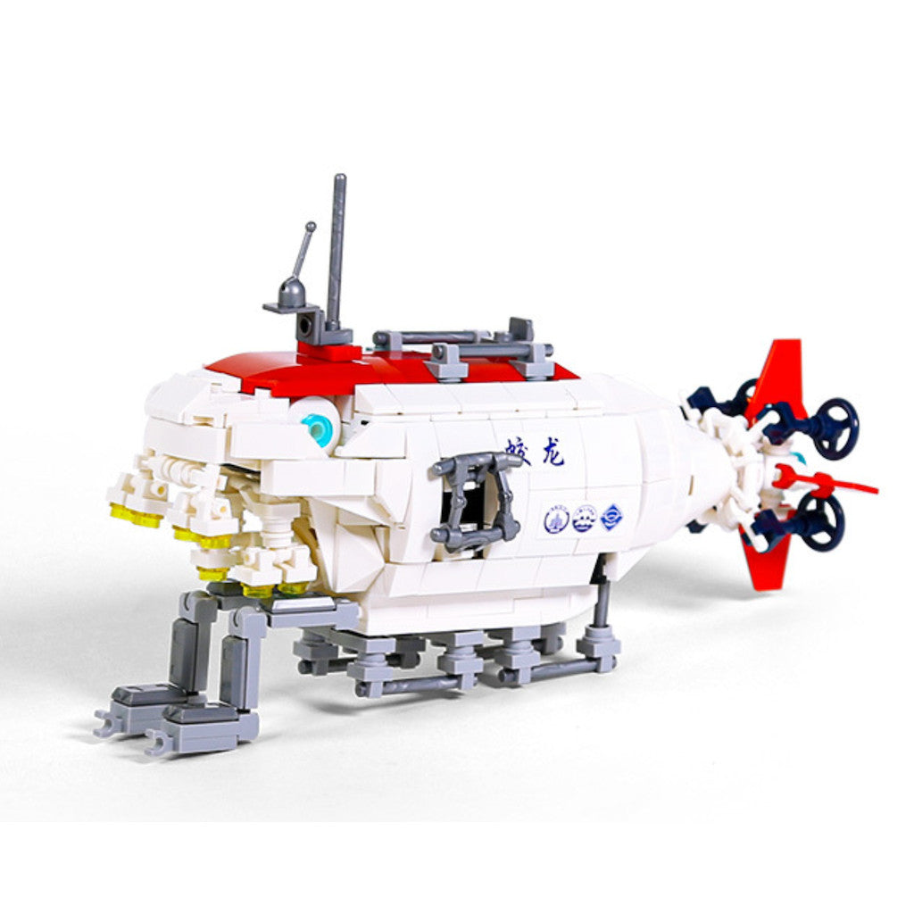 412PCS MOC Military  Deep Sea Manned Submersible Model Toy Building Block Brick Gift Kids DIY Set New Compatible Lego