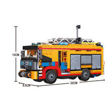 Load image into Gallery viewer, 640PCS MOC City Water Tank Fire Engine Truck Figure Model Toy Building Block Brick Gift Kids DIY Set New Compatible Lego
