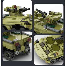 Load image into Gallery viewer, 379PCS MOC Military BTR-4 BUCEPHALUS Wheeled Armored Infantry Vehicle Model Toy Building Block Brick Gift Kids DIY Set New Compatible Lego
