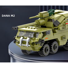 Load image into Gallery viewer, 425PCS MOC Military  DANA M2 Self-propelled Howitzer Model Toy Building Block Brick Gift Kids DIY Set New Compatible Lego
