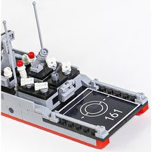 Load image into Gallery viewer, 376PCS MOC Military  Type 052D Destroyer Ship Model Toy Building Block Brick Gift Kids DIY Set New Compatible Lego
