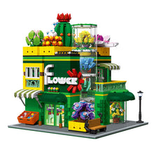 Load image into Gallery viewer, 2647PCS MOC City Street Scene Flower Potted Plant Shop House Model Toy Building Block Brick Gift Kids DIY Set New Light Compatible Lego
