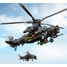 Load image into Gallery viewer, 732PCS MOC Military  CAIC Z-10 Fiery Thunderbolt Helicopter Figure Model Toy Building Block Brick Gift Kids DIY Set New Compatible Lego
