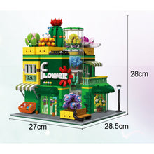 Load image into Gallery viewer, 2647PCS MOC City Street Scene Flower Potted Plant Shop House Model Toy Building Block Brick Gift Kids DIY Set New Light Compatible Lego
