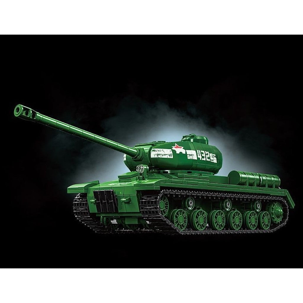 1402PCS MOC Military IS-2 Heavy Tank Figure Model Toy Building Block Brick Gift Kids DIY Set New 1:28 Compatible Lego