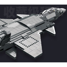 Load image into Gallery viewer, 1365PCS MOC Military  Chengdu J-20 Fire Fang Stealth Air Fighter Aircraft Model Toy Building Block Brick Gift Kids DIY Set New Compatible Lego

