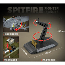 Load image into Gallery viewer, 682PCS MOC Military Spitfire F MK La Air Fighter Aircraft Figure Model Toy Building Block Brick Gift Kids DIY Set New Compatible Lego
