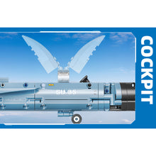 Load image into Gallery viewer, 707PCS MOC Military  Sukhoi Su-35 Super Flanker Air Fighter Aircraft Model Toy Building Block Brick Gift Kids DIY Set New Compatible Lego
