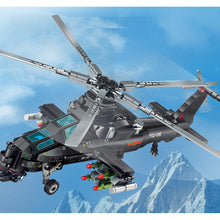Load image into Gallery viewer, 732PCS MOC Military  CAIC Z-10 Fiery Thunderbolt Helicopter Figure Model Toy Building Block Brick Gift Kids DIY Set New Compatible Lego
