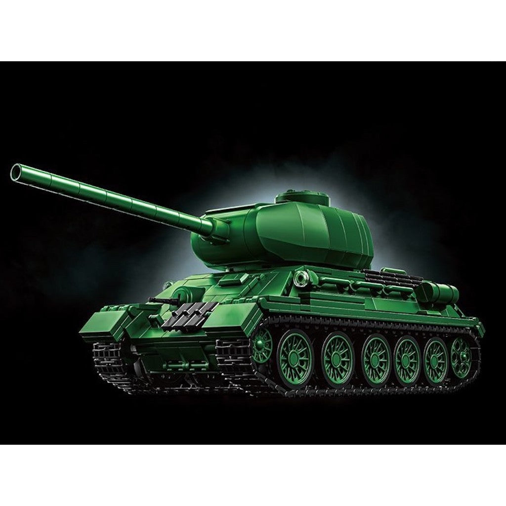 1263PCS MOC Military T34-85 Medium Tank Figure Model Toy Building Block Brick Gift Kids DIY Set New 1:28 Compatible Lego