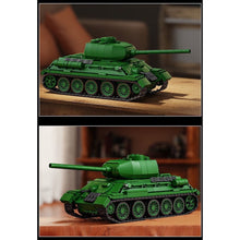 Load image into Gallery viewer, 1263PCS MOC Military T34-85 Medium Tank Figure Model Toy Building Block Brick Gift Kids DIY Set New 1:28 Compatible Lego
