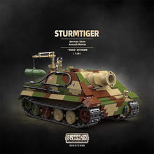 Load image into Gallery viewer, 1402PCS MOC Military Sturmtiger Sturmmrser Tiger Tank Figure Model Toy Building Block Brick Gift Kids DIY Set New Limited 1:28 Compatible Lego
