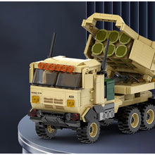 Load image into Gallery viewer, 443PCS MOC Military  M142 HIMARS High Mobility Artillery Rocket System Truck Model Toy Building Block Brick Gift Kids DIY Set New Compatible Lego
