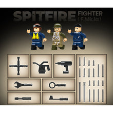 Load image into Gallery viewer, 682PCS MOC Military Spitfire F MK La Air Fighter Aircraft Figure Model Toy Building Block Brick Gift Kids DIY Set New Compatible Lego
