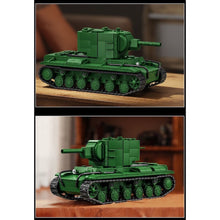 Load image into Gallery viewer, 1321PCS MOC Military KV-2 Heavy Tank Figure Model Toy Building Block Brick Gift Kids DIY Set New Compatible Lego
