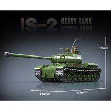 Load image into Gallery viewer, 1703PCS Military 1944 IS-2 Heavy Tank Figure Model Toy Building Block Brick Gift Kids DIY Set New Compatible Lego
