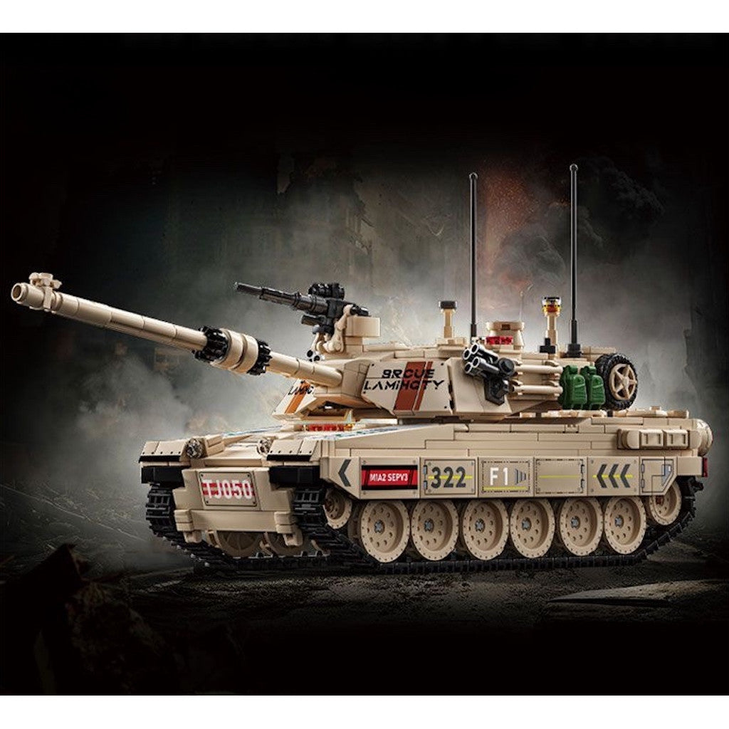 1002PCS MOC Military M1 Main Battle Tank Figure Model Toy Building Block Brick Gift Kids DIY Set New Compatible Lego