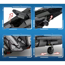 Load image into Gallery viewer, 2071PCS Military Large SR-72 Lockheed Martin Darkstar Reconnaissance Aircraft Model Toy Building Block Brick Gift Kids DIY Set New Display Compatible Lego
