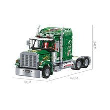 Load image into Gallery viewer, 2105PCS MOC Technic Speed Static Green Peterbilt 389 Truck Head Tractor King of the Road Model Toy Building Block Brick Gift Kids DIY Set New Compatible Lego
