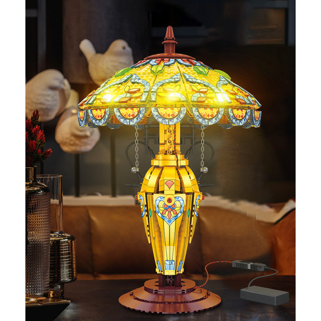 1570PCS MOC Retro Euro Style Vintage Classic Table Lamp Model Toy Building Block Brick Gift Kids DIY Set New Light Compatible Lego