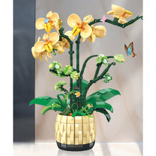 Load image into Gallery viewer, 971PCS MOC Orchid Grace Flower Vase Model Toy Building Block Brick Gift Kids DIY Set New Display Decoration
