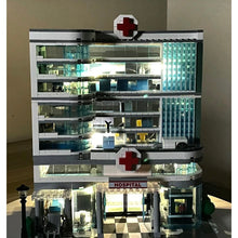 Load image into Gallery viewer, 1350PCS MOC City Street Hospital Model Toy Building Block Brick Gift Kids DIY Set New Light Compatible Lego
