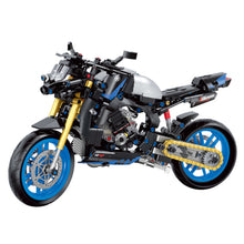 Load image into Gallery viewer, 638PCS MOC Technic Speed Yamaha MT-10 Sports Motorcycle Motor Bike Model Toy Building Block Brick Gift Kids DIY Set New 1:8 Compatible Lego Collection

