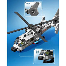Load image into Gallery viewer, 449PCS MOC Military HAMC Z-9 Harbin Helicopter Figure Model Toy Building Block Brick Gift Kids DIY Set New Compatible Lego
