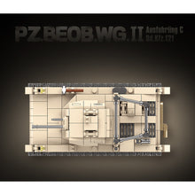Load image into Gallery viewer, 658PCS Military PZ.BEOB.WG.II Sd.Kfz.121 Panzer Tank Figure Model Toy Building Block Brick Gift Kids DIY Set New Compatible Lego
