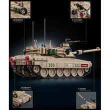 Load image into Gallery viewer, 1002PCS MOC Military M1 Main Battle Tank Figure Model Toy Building Block Brick Gift Kids DIY Set New Compatible Lego
