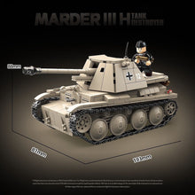 Load image into Gallery viewer, 661PCS MOC Military MARDER III H Tank Destroyer Figure Model Toy Building Block Brick Gift Kids DIY Set New Compatible Lego

