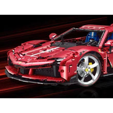 Load image into Gallery viewer, 3982PCS MOC Technic Speed Static Red SF90 Racing Sports Car Model Toy Building Block Brick Gift Kids DIY Set New 1:8 Compatible Lego
