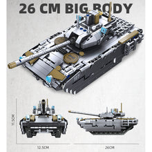 Load image into Gallery viewer, 613PCS Military T-14 Armata Main Battle Tank Model Toy Building Block Brick Gift Kids DIY Set New Compatible Lego
