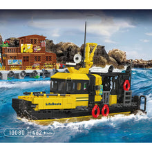 Load image into Gallery viewer, 462PCS MOC Norway Multi Funtional Life Boat Ship Model Toy Building Block Brick Gift Kids DIY Set New
