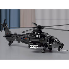 Load image into Gallery viewer, 1366PCS MOC Military CAIC Z-10 Fiery Thunderbolt Gunships Helicopter Model Toy Building Block Brick Gift Kids DIY Set New Compatible Lego
