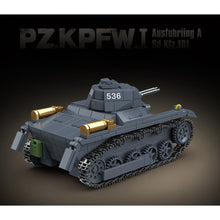 Load image into Gallery viewer, 565PCS Military PZ.KPFW.I SD.KFZ.101 Type A Tank Figure Model Toy Building Block Brick Gift Kids DIY Set New Compatible Lego
