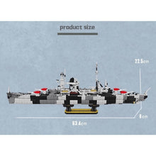 Load image into Gallery viewer, 1510PCS Military Admiral Hipper Class Cruiser Model Toy Building Block Brick Gift Kids DIY Set New Compatible Lego
