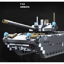 Load image into Gallery viewer, 613PCS Military T-14 Armata Main Battle Tank Model Toy Building Block Brick Gift Kids DIY Set New Compatible Lego
