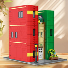Load image into Gallery viewer, 2143PCS MOC City Street Library Book Shop Model Toy Building Block Brick Gift Kids DIY Set New Light Compatible Lego
