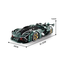 Load image into Gallery viewer, 3466PCS MOC Technic Speed Static Black Terzo Millennio Racing Sports Car Model Toy Building Block Brick Gift Kids DIY Set New 1:8 Display Compatible Lego
