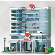 Load image into Gallery viewer, 1350PCS MOC City Street Hospital Model Toy Building Block Brick Gift Kids DIY Set New Light Compatible Lego
