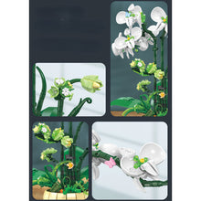 Load image into Gallery viewer, 971PCS MOC Orchid Grace Flower Vase Model Toy Building Block Brick Gift Kids DIY Set New Display Decoration
